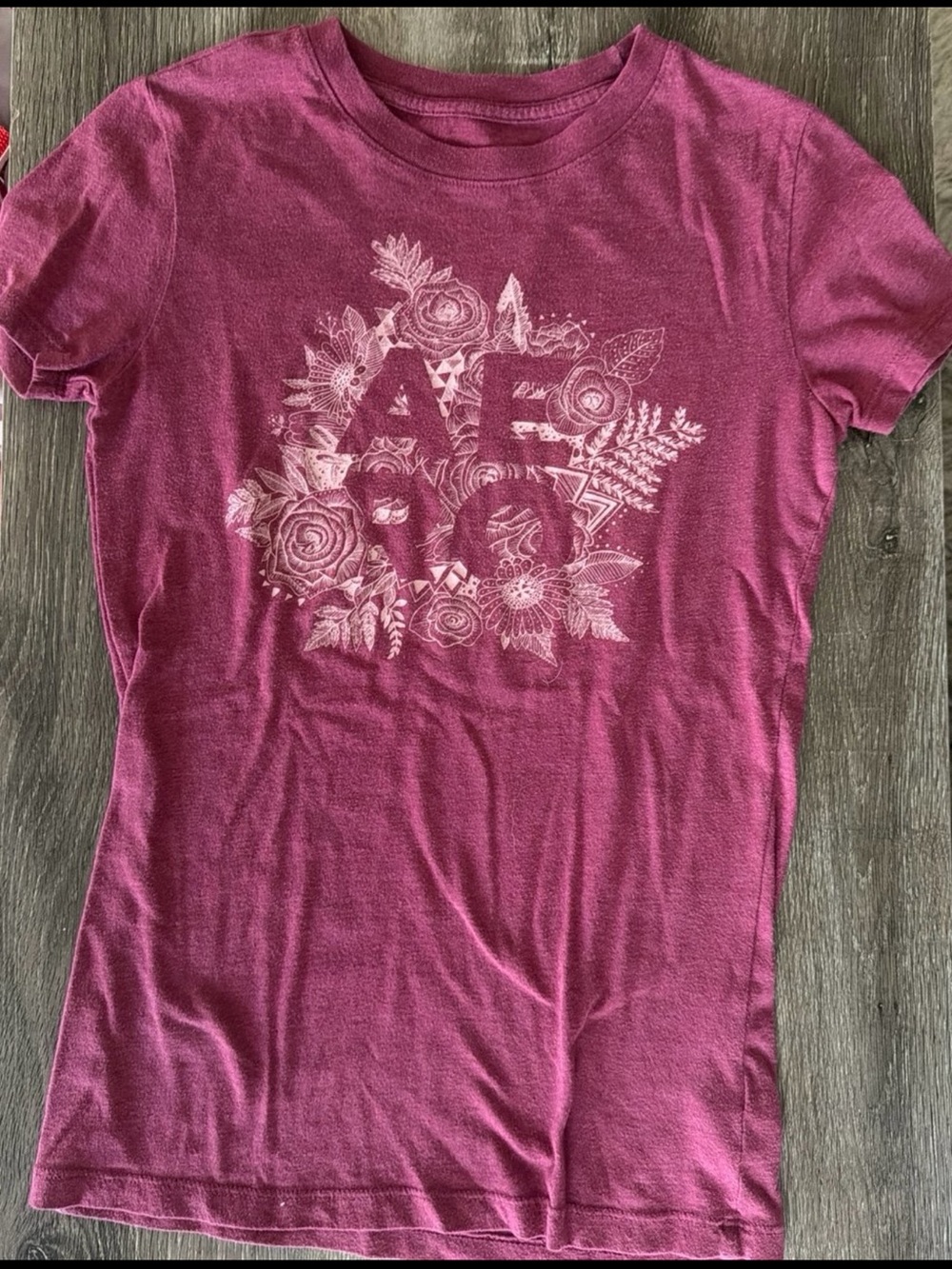 Aeropostale Girls Assorted Graphic Short Sleeve Tees - Pink, Navy, White - Picture 2 of 8